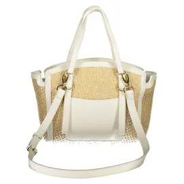 Valentino Demetra Umhängetasche Synthetik Beige/White