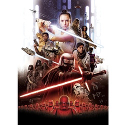 KOMAR Papiertapete »EP9 Movie Poster Rey«, Breite: 184 cm, inkl. Kleister - bunt