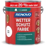 RENOVO Wetterschutzfarbe - weiss