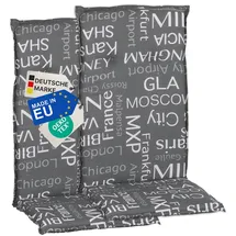 nyvi Hochlehner Auflage 118 x 50 cm unifarben 2 St.