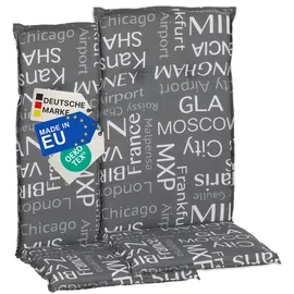 nyvi Hochlehner Auflage 118 x 50 cm unifarben 2 St.