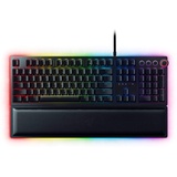 Razer Huntsman Elite (Red Switch) - Gaming Tastatur mit schnellen linear opto-mechanischen Schaltern (Drehregler, beleuchteter Handballenablage, RGB Chroma) QWERTY | US-Layout, Schwarz