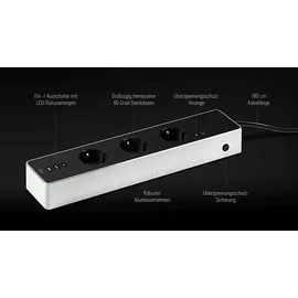 Eve Energy Strip - 3er-Steckdosenleiste für Apple HomeKit