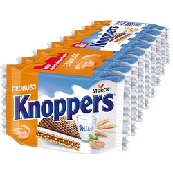 Knoppers® Erdnuss Haselnuss-Schnitten 8 St.