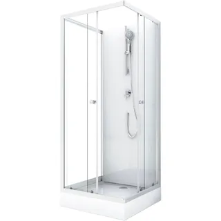 Aurlane White Wave' 90x90x200 cm