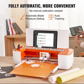 Vevor Vinyl-Schneidemaschine, DIY-Schneidemaschine mit Bluetooth-Konnektivität, Kompatibel mit iOS, Android, Windows & Mac, Umfangreiche Designs e...