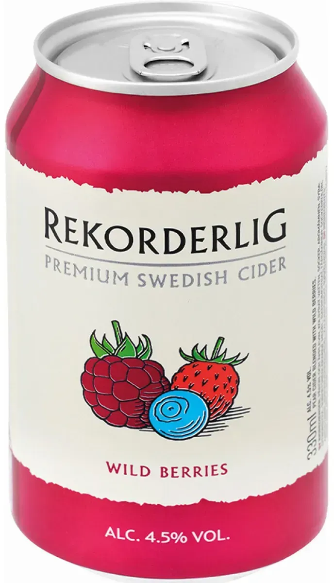 Rekorderlig Swedish Cider Vegan Wild Berries 0,33 l