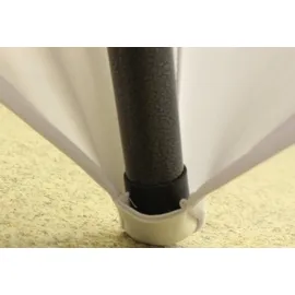 Baumarktplus 2er Set Stehtischhusse Stretch weiß Ø 80cm Tischhusse