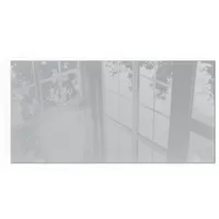 Tulup Glasplatte Funkenschutzplatte Rechteck 140 x 70 x 0,4 cm Grau