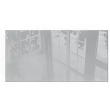 Tulup Glasplatte Funkenschutzplatte Rechteck 140 x 70 x 0,4 cm Grau