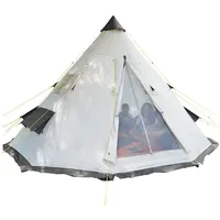 Skandika Tipi Goathi 365 Protect| Campingzelt für 6 Personen,