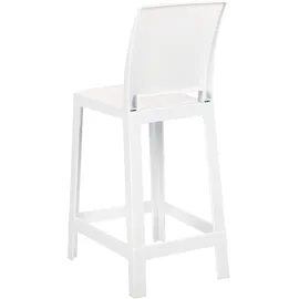 Beliani Wellington Kunststoff weiß 2er Set