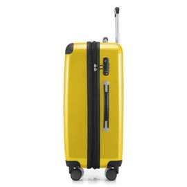 HAUPTSTADTKOFFER Alex 4-Rollen 65 cm / 63-74 l gelb