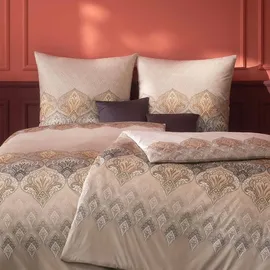 Estella Mako Interlock Jersey Bettwäsche Sophia Kiesel 155x220 - beige