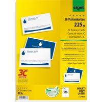 Sigel Visitenkarten LP850 satiniert weiß 225 g/qm