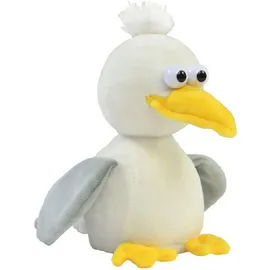 WINFRIED KÖGLER GMBH Labertier-Möwe Malwin 17 cm Gelb/Grau/Weiß