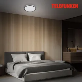 Telefunken Tepi 1 rund schwarz-weiß Ø 28 cm