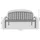 Dehner Abdeckung für Gartenbank 3-Sitzer 170 x 85 x 70 cm Grau