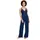 Vera Mont Overall "Damen mit Spitze", Damen, Gr. 34, Normalgrößen, blau (festival blau), Obermaterial: 100% Polyester. Futter: 100% Polyester, festlich, tailliert, V-Ausschnitt, Overalls Overall, Spitze