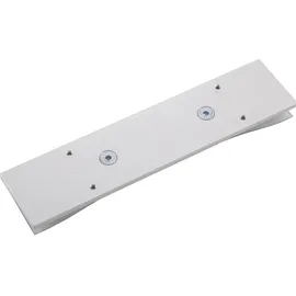 dorma glas Befestigungsplatte Glas/Glas TS 92 Türschließer Silber