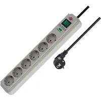 Brennenstuhl Steckdosenleiste 6-fach 1,5 m Grau