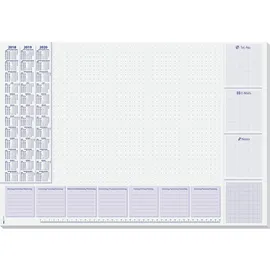 Sigel Schreibunterlage/HO355,Lilac,3-Jahres-Kalendarium, 595x410mm,80g,Inh.30 BL