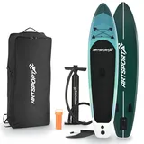 ArtSport Stand Up Paddling Board Blue Wave inkl. Tragetasche und Zubehör 320 x 77 x 15 cm blau