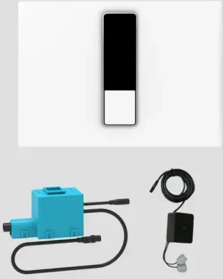 SANIT Betätigungsplatte Ineo Bright Infrarot Duroplast weiß Netz