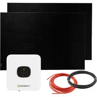 Growatt Balkonkraftwerk Growatt MIC 800 0,8kW mit 800W Solarpanels