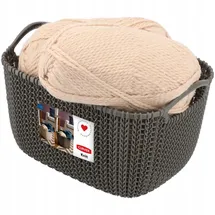 Curver Aufbewahrungsbox KNIT S 8 L 1-tlg. braun
