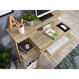 KADIMA DESIGN Computertisch ELBTRAUM: Intelligenter Tastaturauszug, Großzügige Arbeitsfläche, Langlebig und Pflegeleicht.