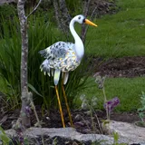 STAR TRADING LED-Solarleuchte Heron als Reiher-Figur