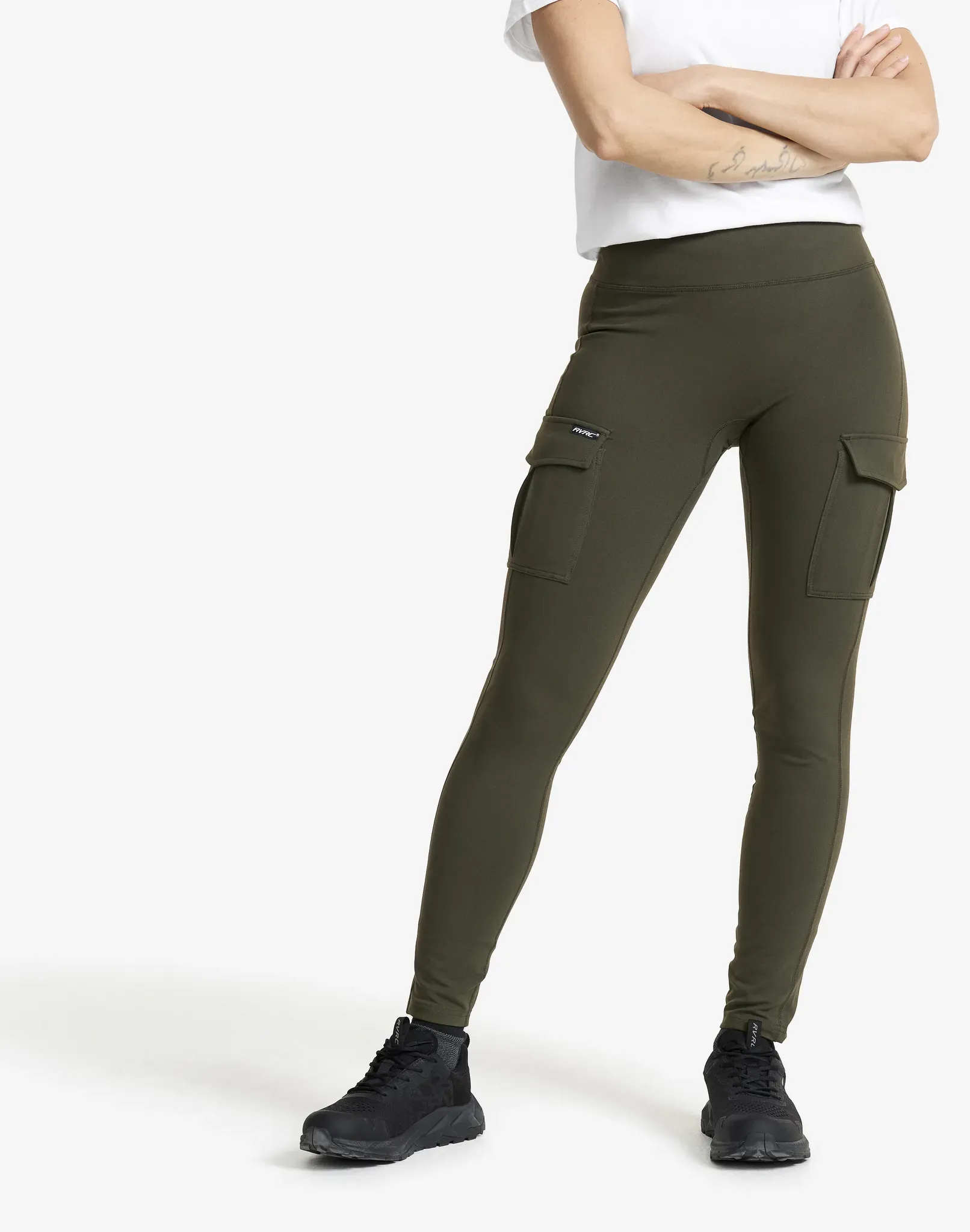 Summit Pocket Tights Damen Rosin Green, Größe:4XL - Outdoor Tights - Grün