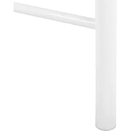 Beliani Bett, mit Lattenrost 140 x 200 cm Weiß