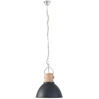 Steinhauer Pendelleuchte Hängelampe Deckenleuchte Esszimmerlampe Schwarz-matt D 38 cm