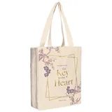 Moses Just One More Chapter Leselust-Shopper Key Floral 100% Baumwolle