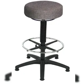 Proregal Drehhocker Louisville Kunstleder 63 x 61-87 x 63 cm Schwarz
