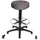 Proregal Drehhocker Louisville Kunstleder 63 x 61-87 x 63 cm Schwarz