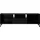 FMD Dark TV-Board 153,5 cm Schwarz Glas/Holz/Kunststoff/Metall/Holzwerkstoff