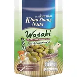 KHAO SHONG geröstete Edamame mit Wasabi, im praktischen wiederverschließbaren Beutel, 1 x 120 g