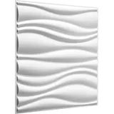 wall-art 3D-Wandpaneele Wellen 12 Stk. GA-WA04