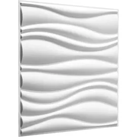 wall-art 3D-Wandpaneele Wellen 12 Stk. GA-WA04