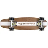 Ridge Erwachsene Skateboard Maple Holz Mini Cruiser Number Four, Clear, MPB-22-NR4