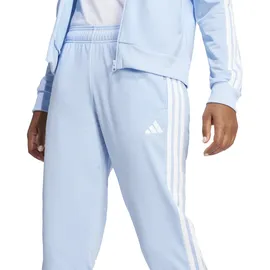 adidas Essentials 3 Stripes Trainingsanzug hellblau/weiß S