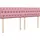 vidaXL Boxspringbett mit Matratze Rosa 180x200 cm Samt - Rosa