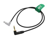 HangTon 3.5mm 1/8 '' TRS rechtwinklig 00B 5 Pin Audioeingangskabel für ARRI Alexa Mini Z CAM E2 (Neutrik RA 3.5mm auf RA 5 Pin)