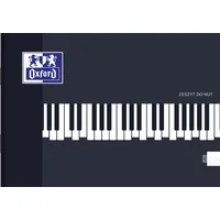 Oxford Musikheft A5 16 Blatt Fünfkolonie