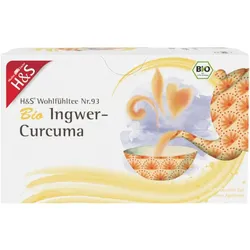 H&s Bio Ingwer-Curcuma Filterbeutel