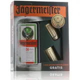 Jägermeister 0,7 l Geschenkbox inkl. 2 goldene Shotgläser