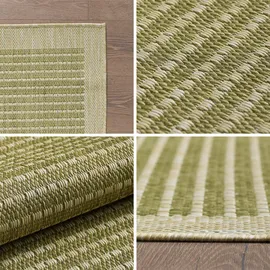KADIMA DESIGN Teppich, Grün, 160x160 cm, pflegeleicht, Teppiche – Böden, Teppiche, Outdoorteppiche